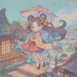 Sakura.ai Luna 50x50 56 Farben | Ai Art