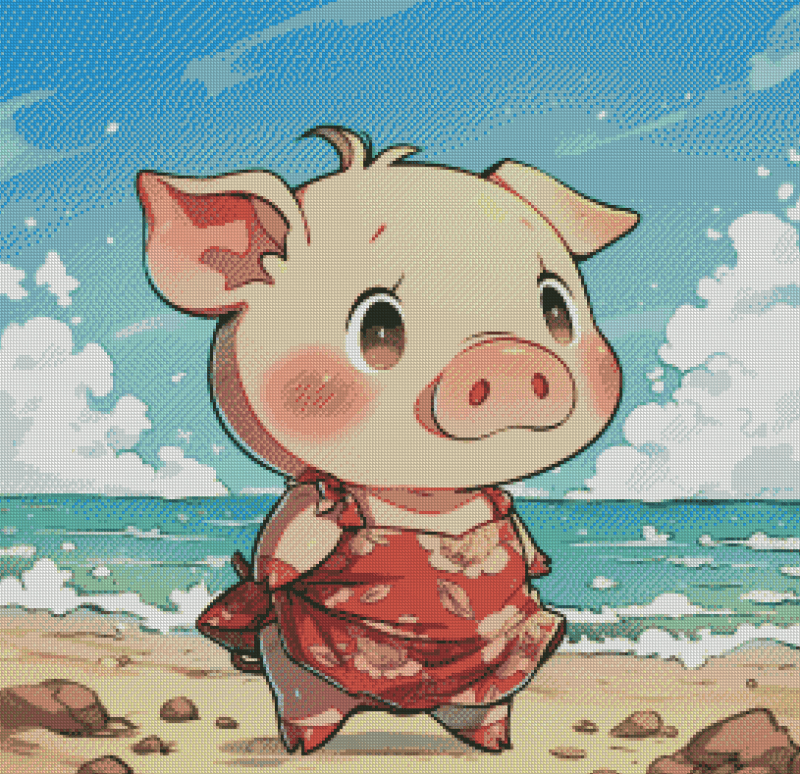 Sakura.ai Look at me 50x50 56 Farben | Ai Art