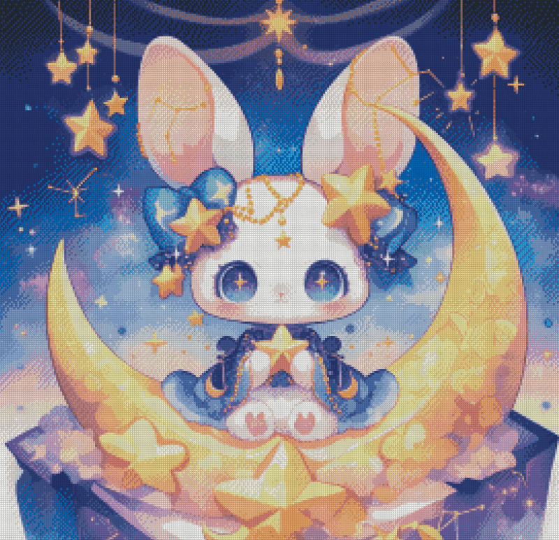 Sakura.ai Schmolli Tsukino Usagi 50x50 56 Farben | Ai Art