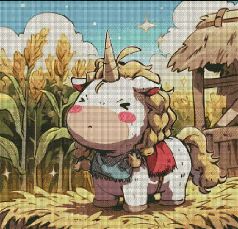 Sakura.ai Schmolli Poopycorn 50x50 56 Farben | Ai Art