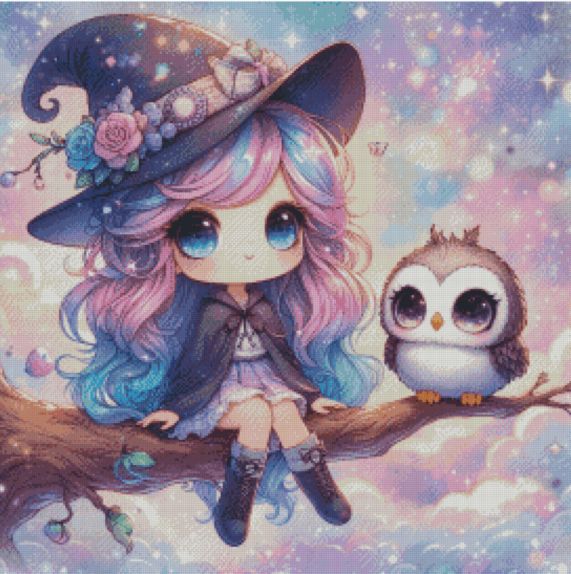 Salzkatze.ai 50x50 Hexe Sophie | Ai Art