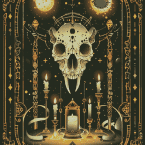 Sakura.ai Tarot Karte Tiger 50x70 | Ai Art