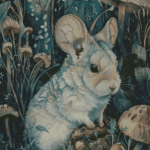 Sakura.ai Chinchilla 50x70 | Ai Art