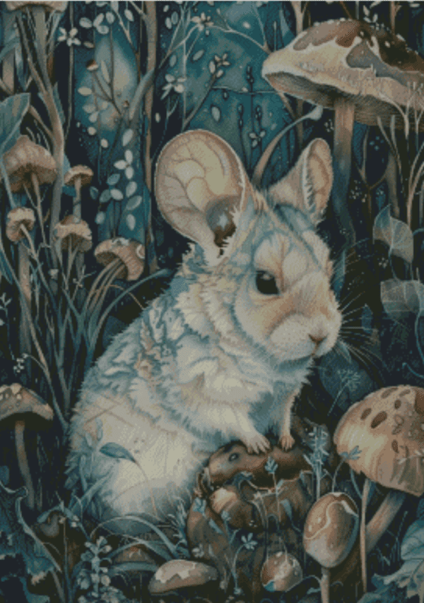 Sakura.ai Chinchilla 50x70 | Ai Art