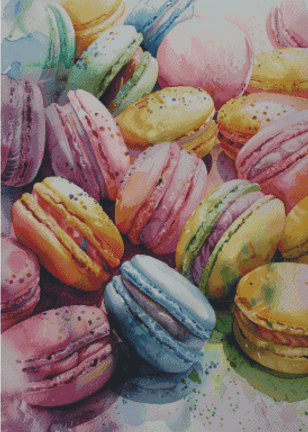 Sakura.ai Macaron 50x70 | Ai Art