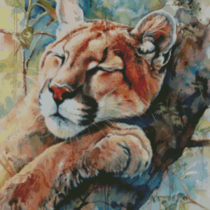 Sakura.ai Sleep well Puma 50x70 | Ai Art