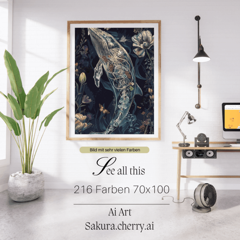 See all this by Sakura.Cherry ai 70x100 216 Farben | Ai Art