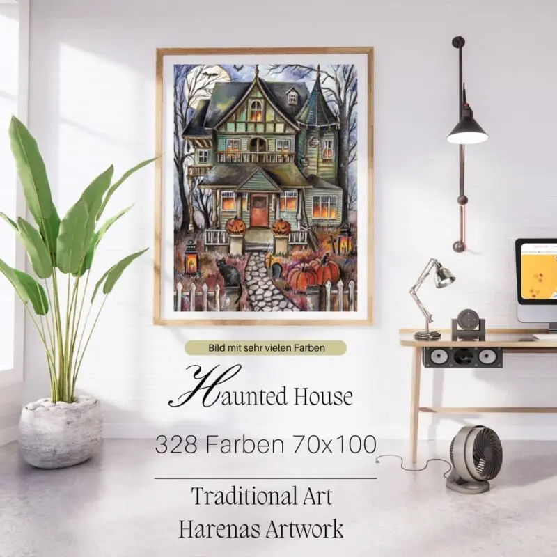 Haunted House by Harenas Artwork 70x100 328 Farben