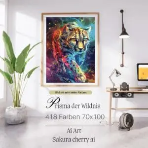 Prisma der Wildnis by Sakura.Cherry ai 70x100 418 Farben | Ai Art