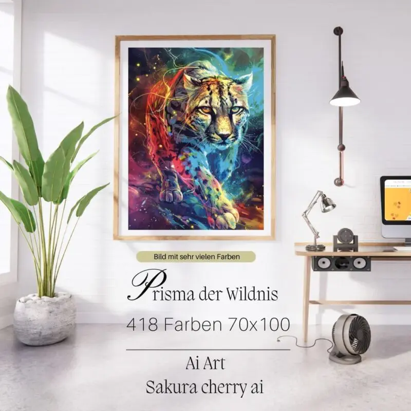 Prisma der Wildnis by Sakura.Cherry ai 70x100 418 Farben | Ai Art