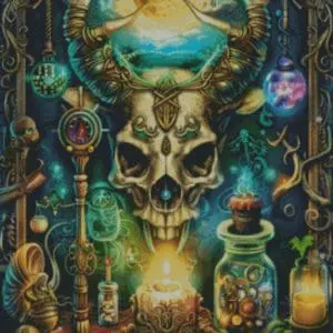 Sakura.ai Tarot Card Secret 50x70 | Ai Art