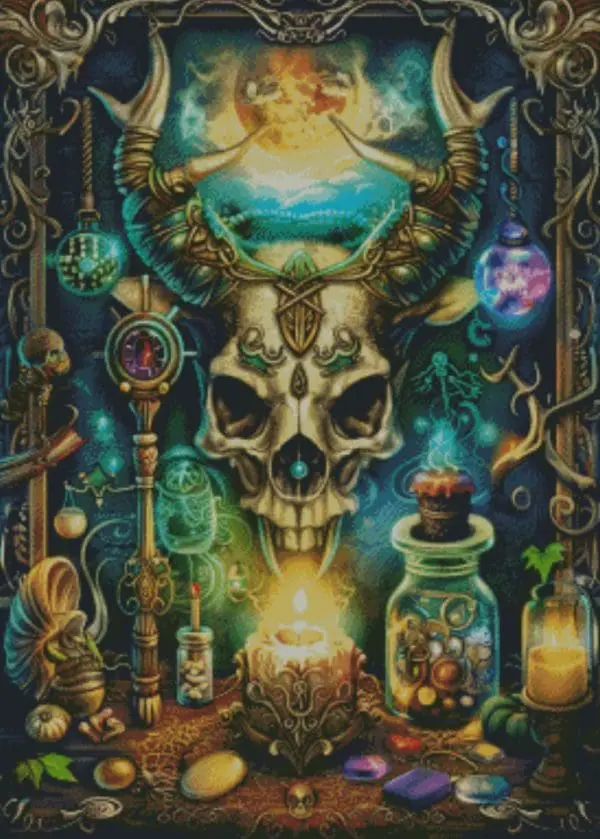 Sakura.ai Tarot Card Secret 50x70 | Ai Art