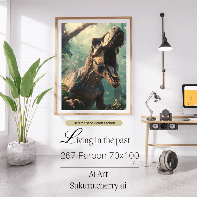 Living in the Past by Sakura.Cherry ai 70x100 267 Farben | Ai Art