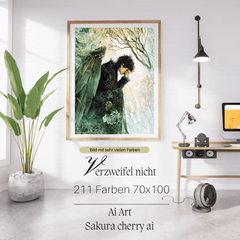 Verzweifel nicht by Sakura.Cherry ai 70x100 211 Farben | Ai Art