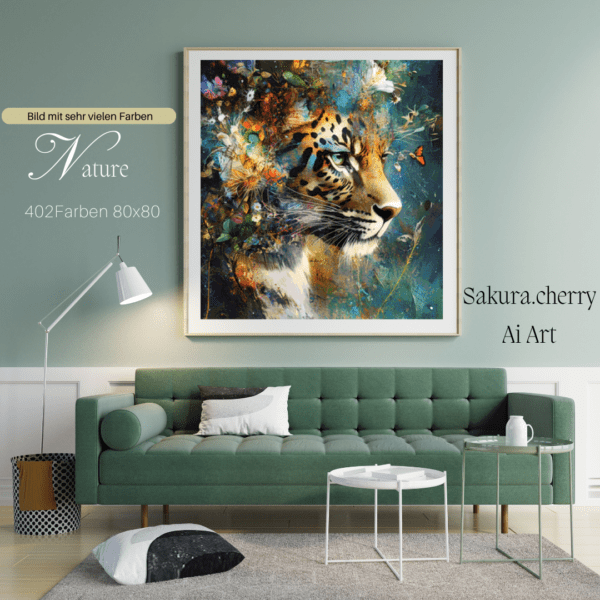 Nature by Sakura.ai 80x80 402 Farben | Ai Art