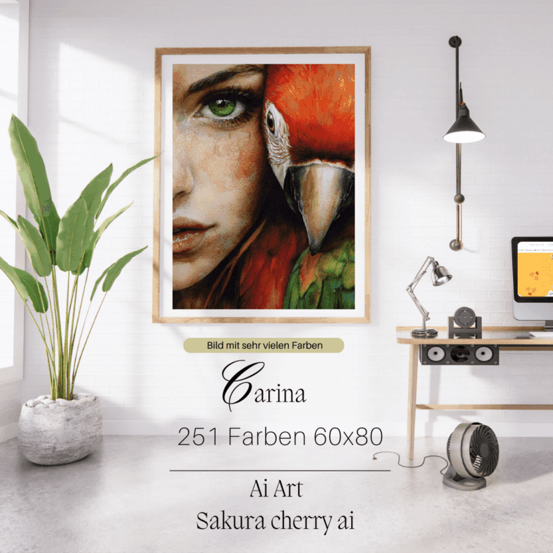 Carina by Sakura.Cherry ai 60x80 251 Farben | Ai Art