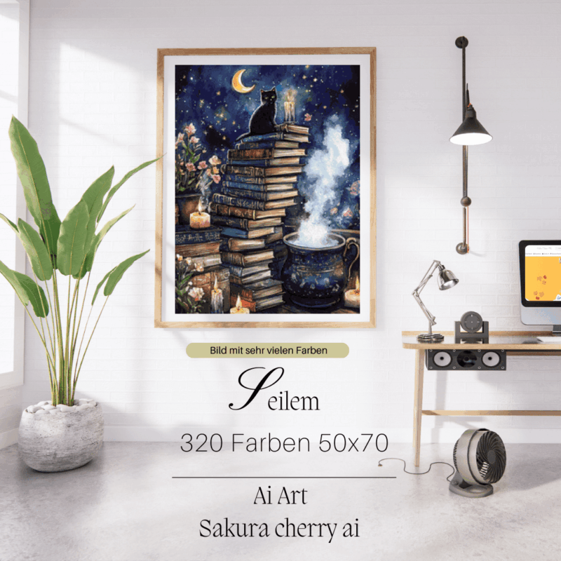 Seilem by Sakura.Cherry ai 50x70 320 Farben | Ai Art