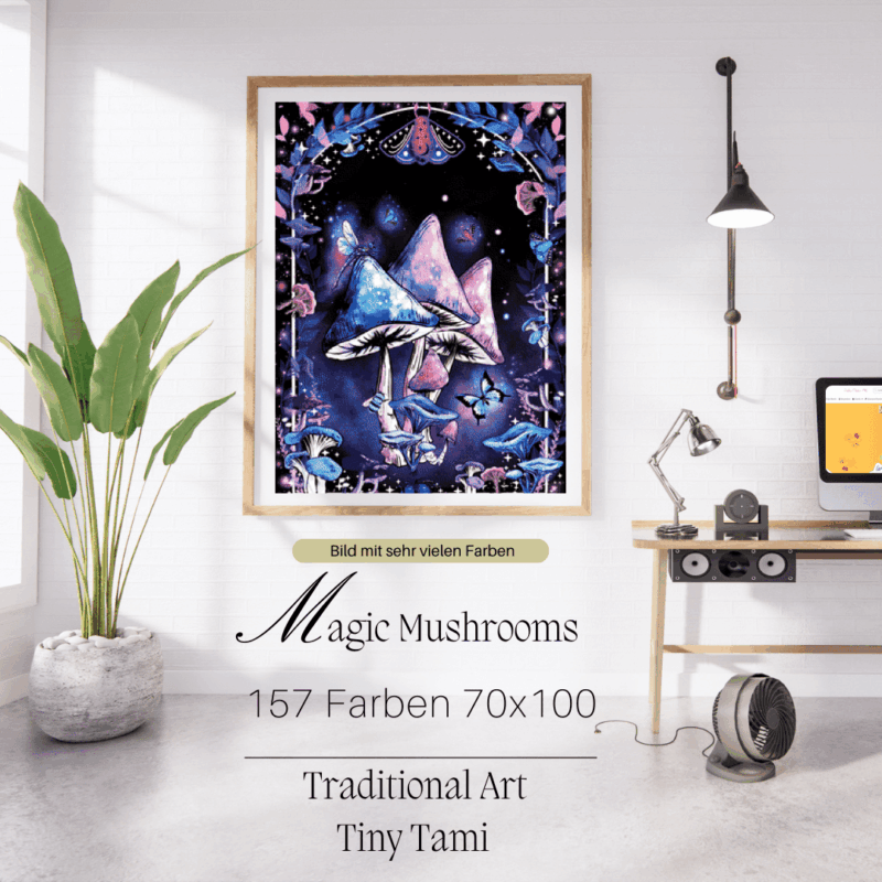 Magic Mushrooms by Tiny Tami 70x100 157 Farben
