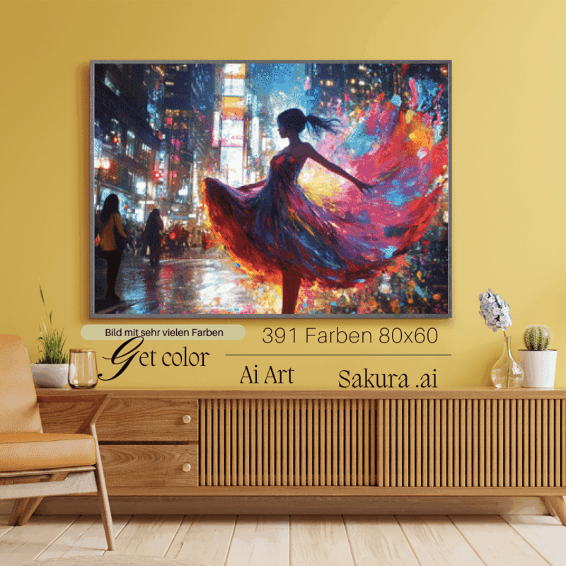 Get color by Sakura.Cherry ai 60x80 391 Farben | Ai Art