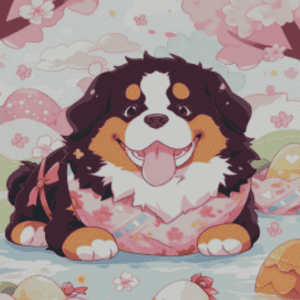 Sakura.ai Fatty Börchi 50x70 | Ai Art