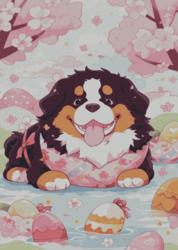Sakura.ai Fatty Börchi 50x70 | Ai Art