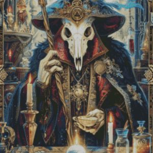 Sakura.ai Tarot Card Drink me 50x70 | Ai Art