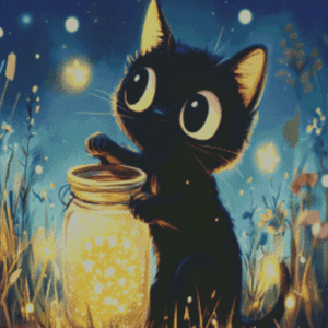 Sakura.ai you are my little star 50x70 | Ai Art