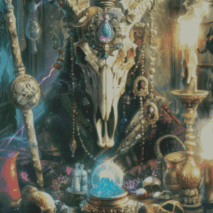Sakura.ai Tarot Card Shaman 50x70 | Ai Art