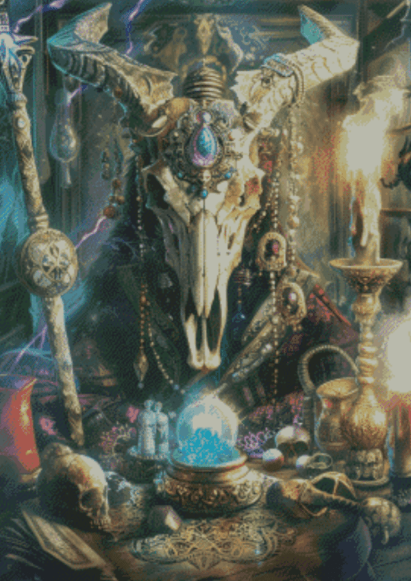 Sakura.ai Tarot Card Shaman 50x70 | Ai Art