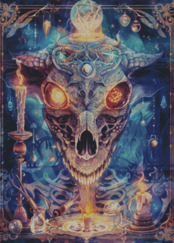 Sakura.ai Tarot Card Hypnotica 50x70 | Ai Art