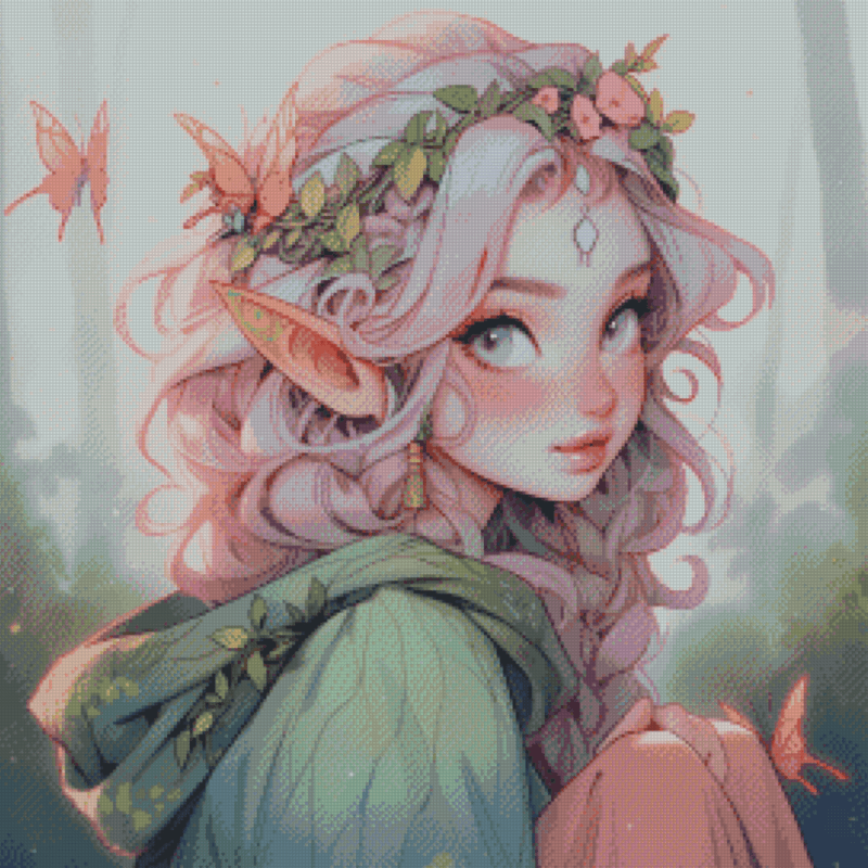 Sakura.ai Elfi 50x50 56 Farben | Ai Art