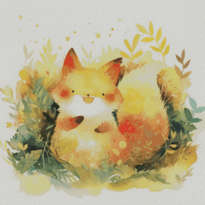 Sakura.ai Foxy 50×50 56 Farben | Ai Art