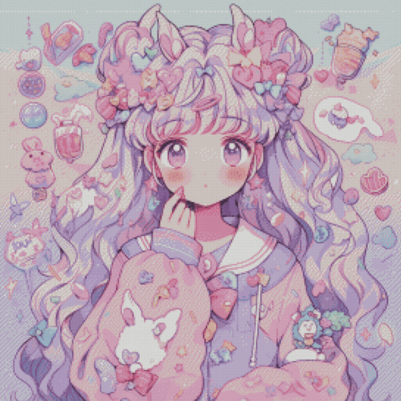 Sakura.ai Melody 50×50 56 Farben | Ai Art