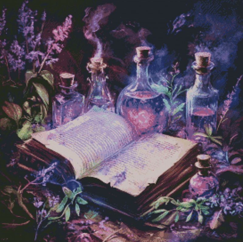 Sakura.ai Spell and Magic 50x50 56 Farben | Ai Art