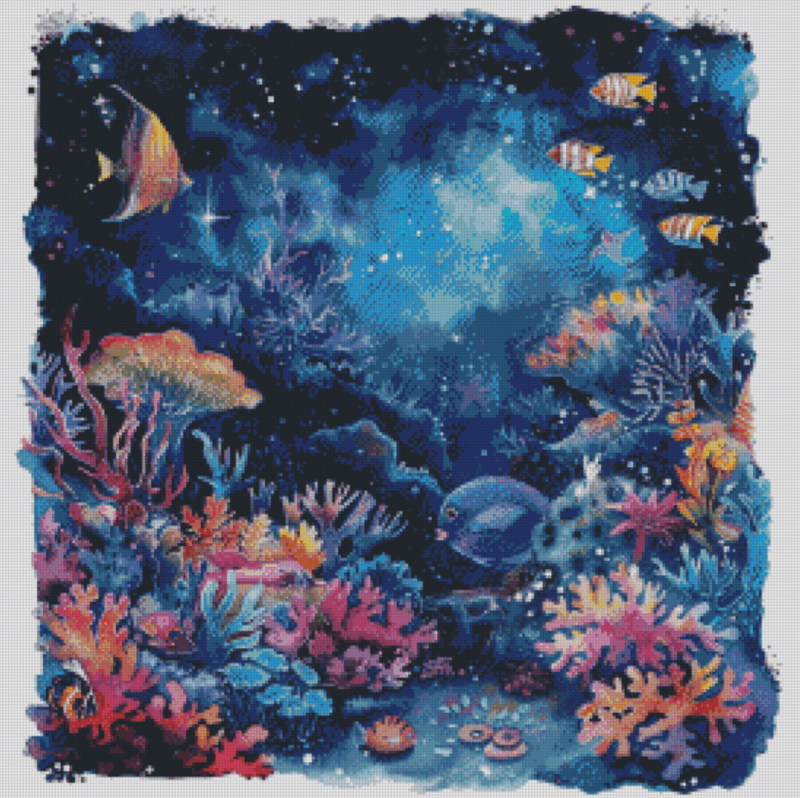 Sakura.ai Underwater 50x50 56 Farben | Ai Art