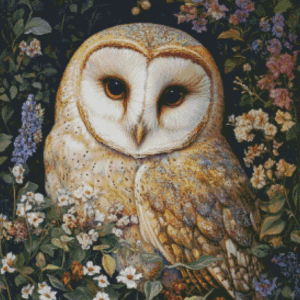 Sakura.ai Mystic Owl 50x50 56 Farben | Ai Art