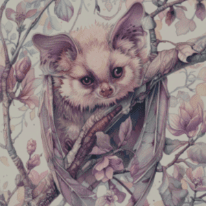Sakura.ai Fledermaus 50x70 | Ai Art