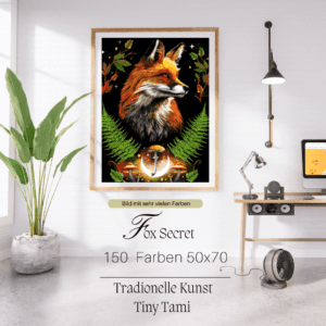 Fox Secret by Tiny Tami 50×70 150 Farben