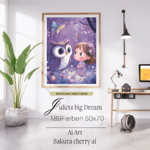 Juliets big Dream by Sakura cherry 50x70 189 Farben
