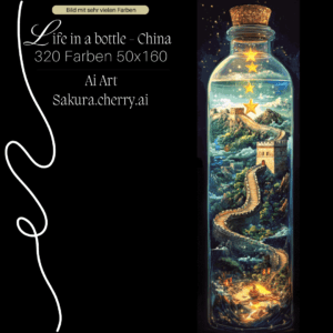 Life in a Bottle - China by Sakura.Cherry ai 50×160 320 Farben | Ai Art