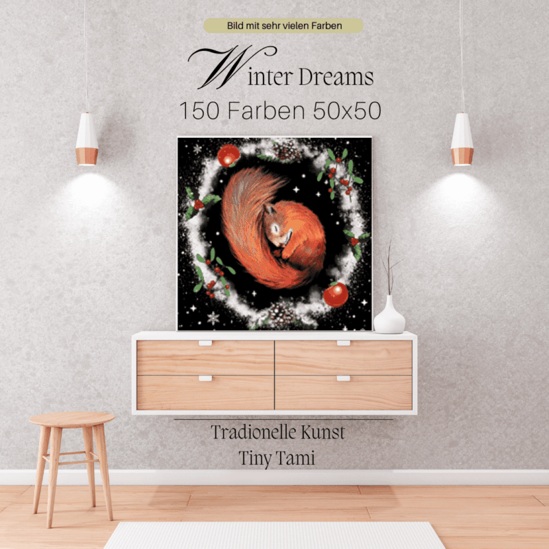 Winter Dreams by Tiny Tami 50x50 150 Farben