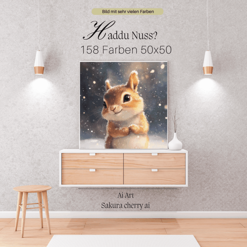 Haddu nuss? by Sakura Cherry ai 50x50 158 Farben