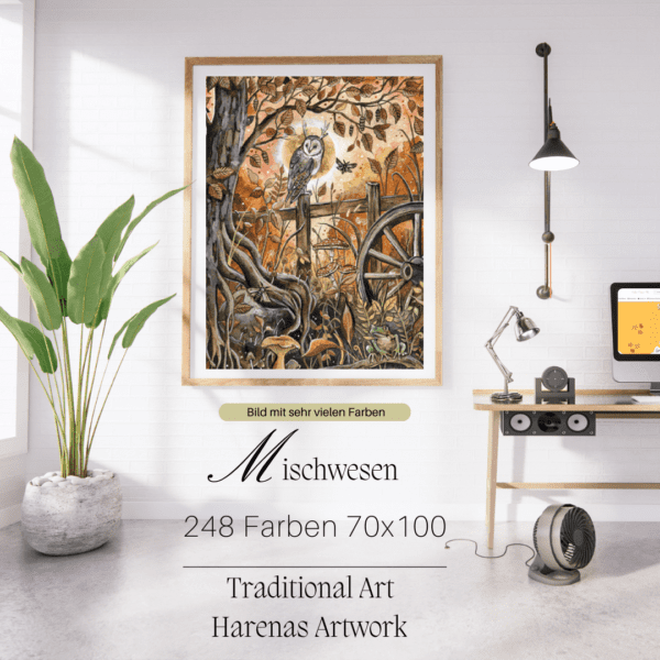 Mischwesen by Harenas Artwork 70x100 248 Farben