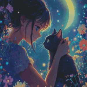 Save me by Sakura.ai 50x70 | Ai Art