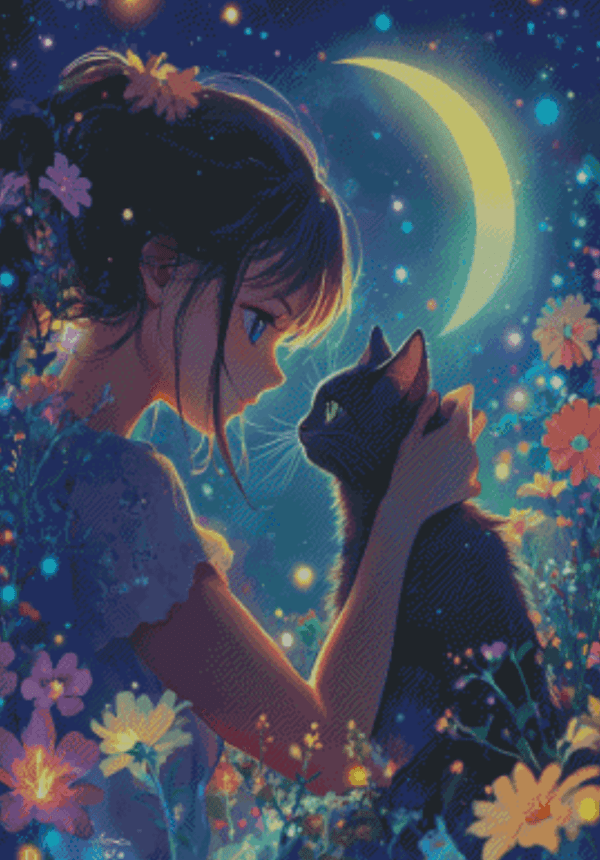 Save me by Sakura.ai 50x70 | Ai Art