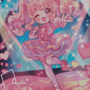 Sakura.ai Osaka Nyan Nyan Chibi 50×70 | Ai Art