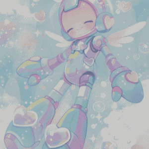 Sakura.ai Robogirl 50×70 | Ai Art
