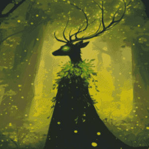Sakura.ai Waldgeist 50×70 | Ai Art