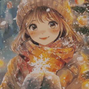 Sakura.ai Christmas Aurora 50×70 | Ai Art