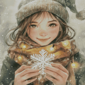 Sakura.ai Christmas Utada 50×70 | Ai Art